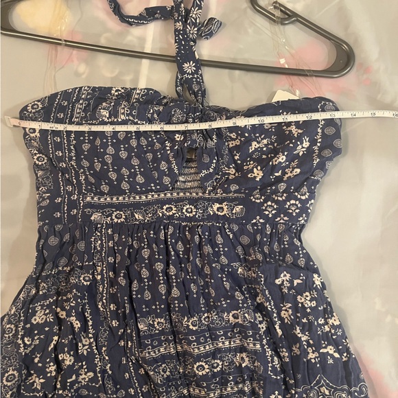 Rewind Womens Halter Maxi Dress sz:S - Picture 13 of 13